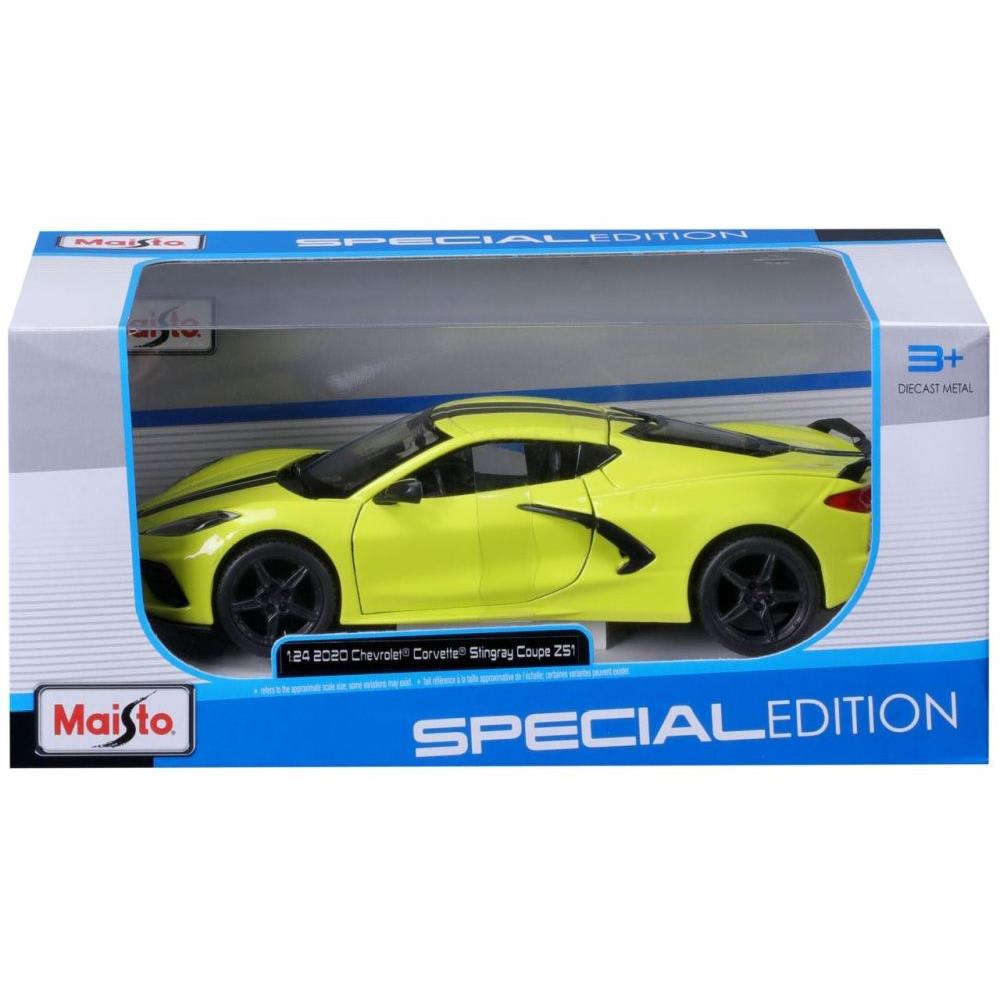 Modellauto Chevrolet Corvette Stingray Coupe 2020, 1:24