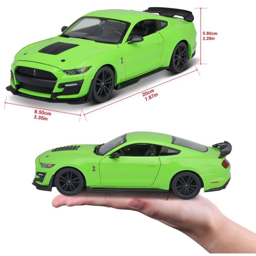 Modellauto Mustang Shelby GT500 2020, grün, 1:24