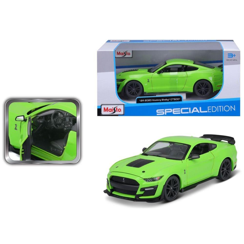 Modellauto Mustang Shelby GT500 2020, grün, 1:24