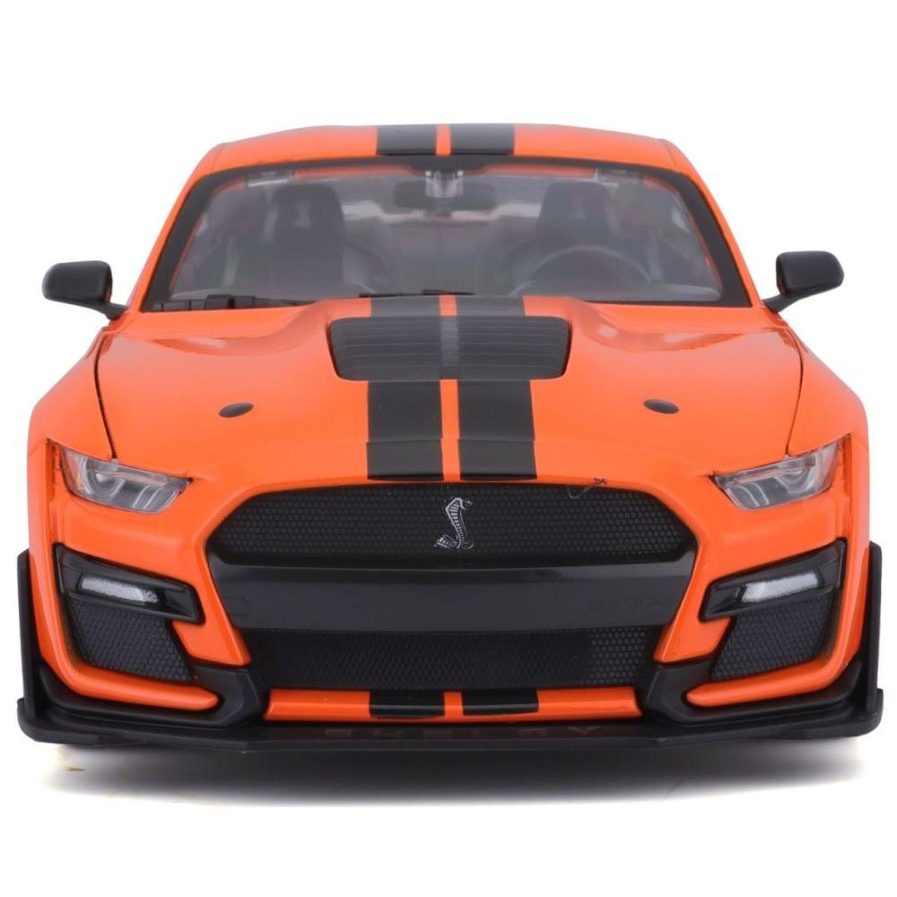 Modellauto Mustang Shelby GT500 2020, orange, 1:24