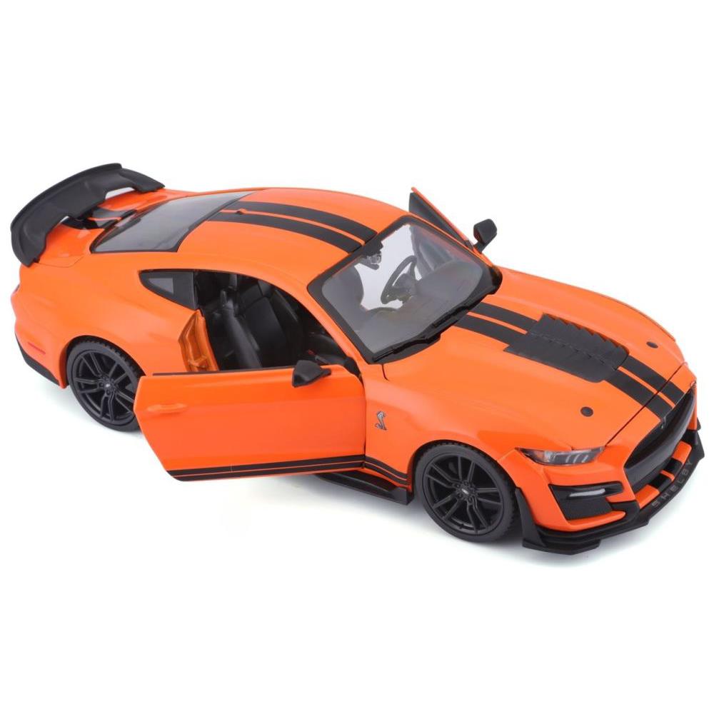 Modellauto Mustang Shelby GT500 2020, orange, 1:24