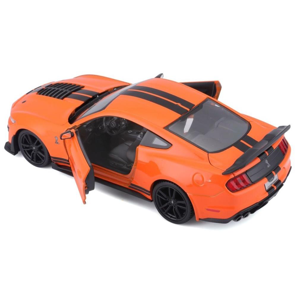 Modellauto Mustang Shelby GT500 2020, orange, 1:24
