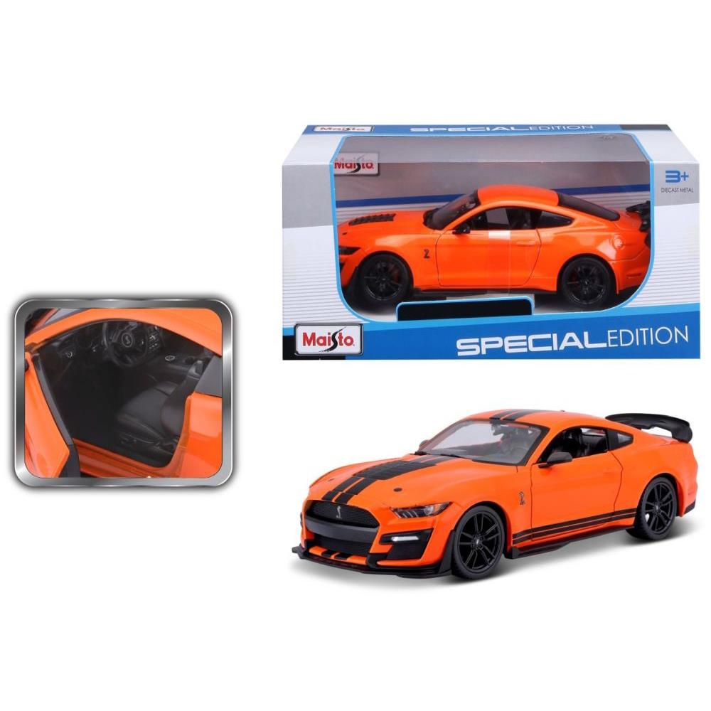 Modellauto Mustang Shelby GT500 2020, orange, 1:24