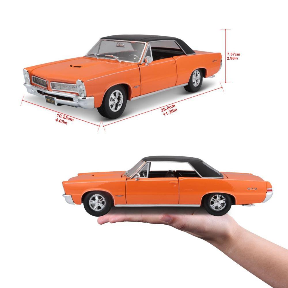 Modellauto Pontiac GTO Hurst Edition 1965, orange, 1:18