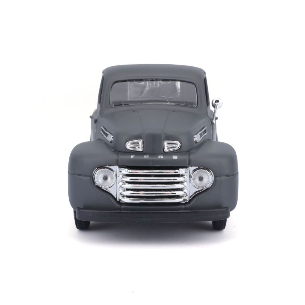 Modellauto Ford F-1 Pickup 1948 Flathead Motorcycle, 1:24