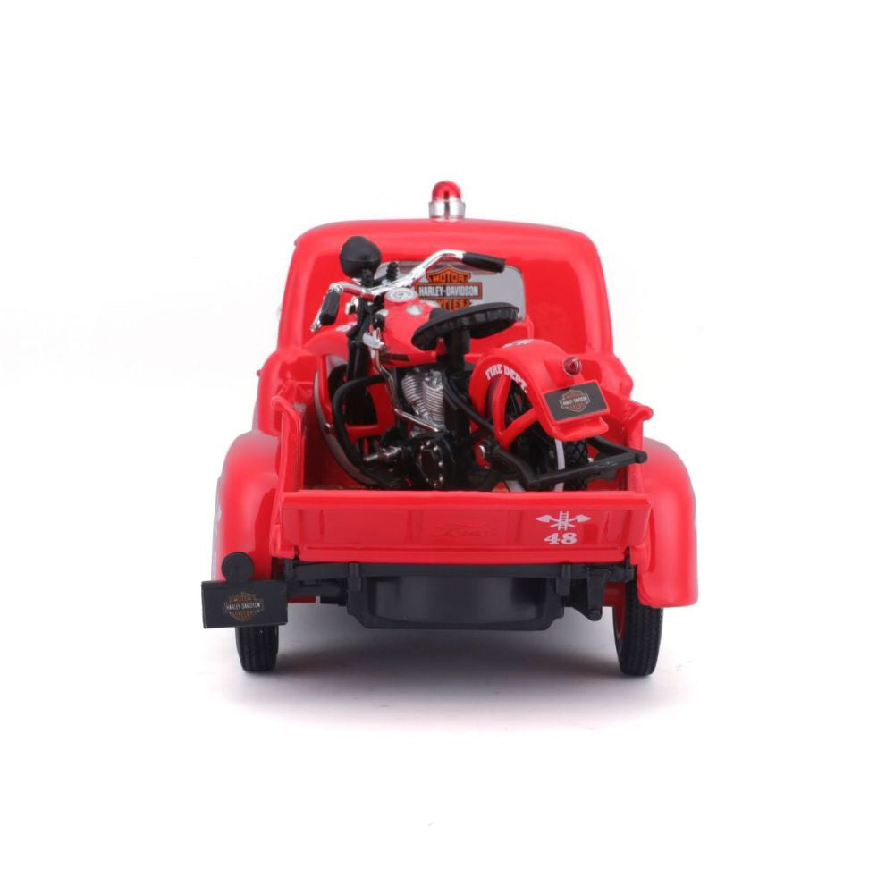 Modellauto Ford F-1 Pick up & EL Knucklehead 1936, 1:24