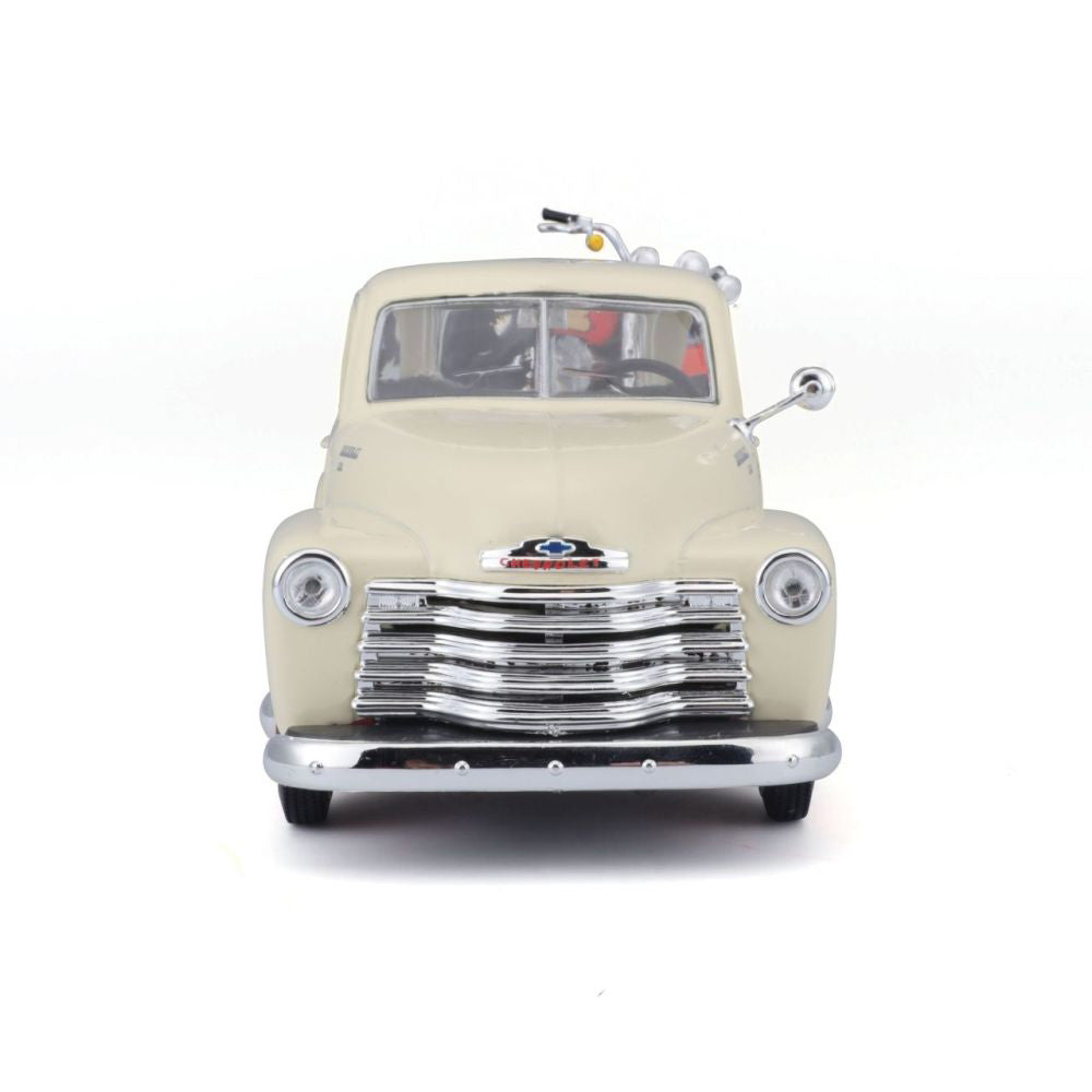 Modellauto Chey Pickup 1950 + Harley Davidson Heritage, 1:24