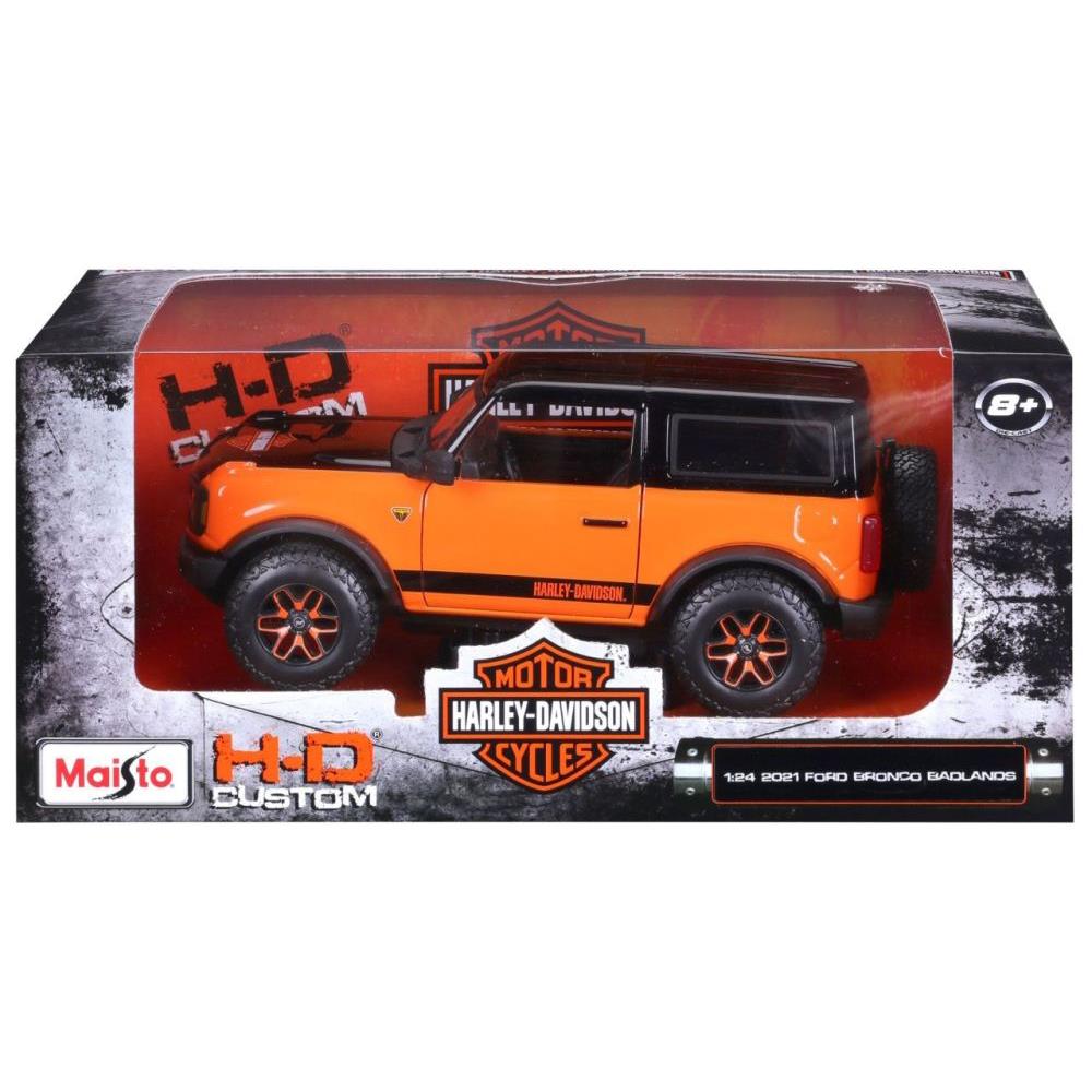 Modellauto Ford Bronco Badlands Harley Davidson, 1:24