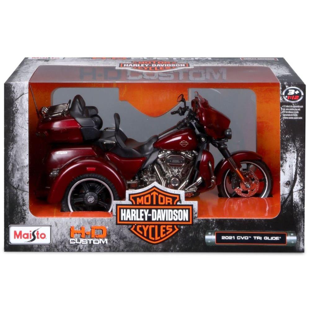 Modellauto Harley Davidson Trike CVO Tri Glide 2021, 1:12