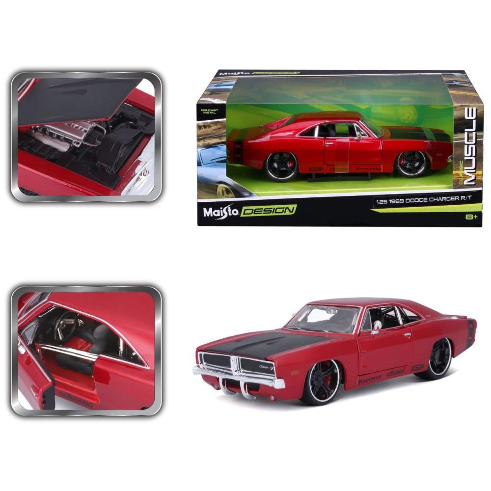 Modellauto Dodge Charger R/T 1969, 1:24