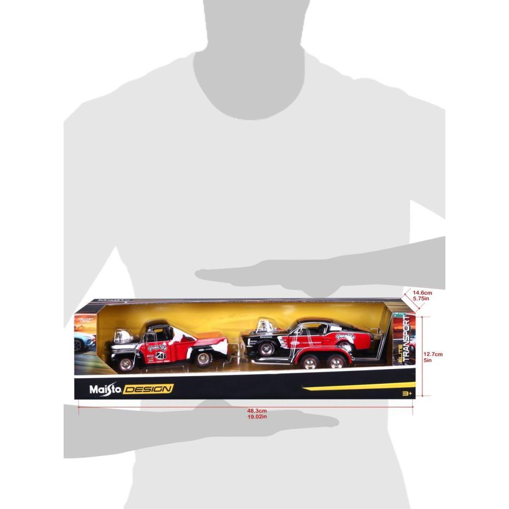 Modellauto Ford F1 Pickup 1948 & Ford Mustand GT 1967, 1:24