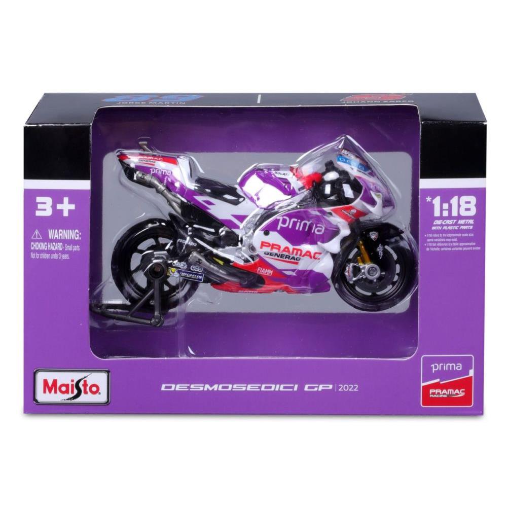 Motorrad Modell Moto GP Motorrad #89 Jorge Martin 2022, 1:18