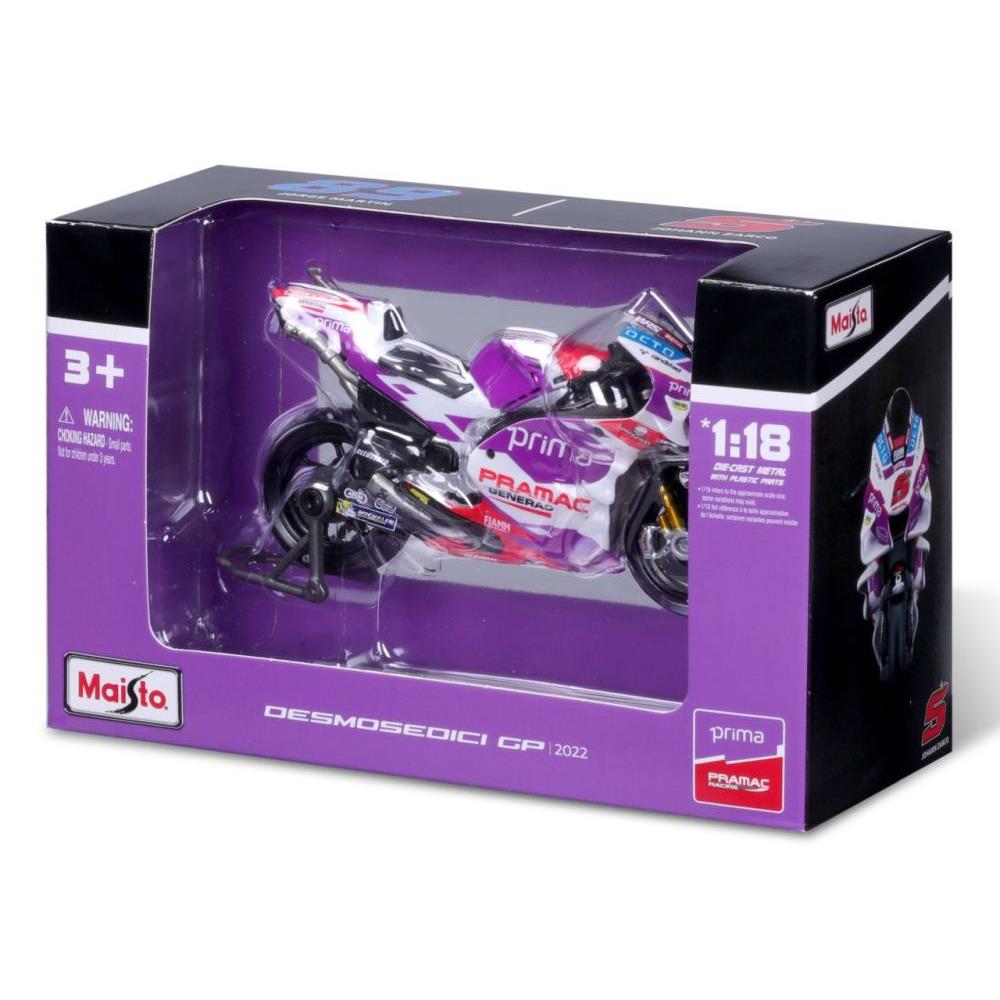 Motorrad Modell Moto GP Motorrad #89 Jorge Martin 2022, 1:18