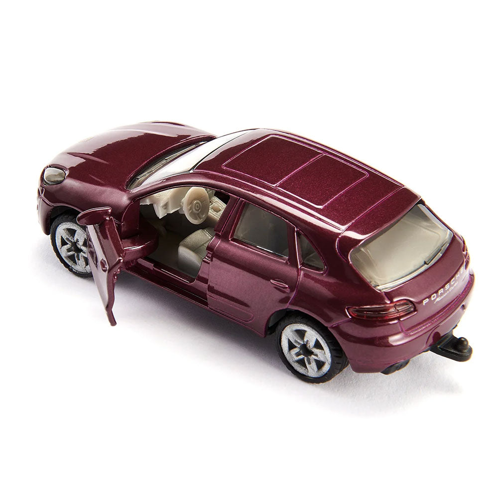 Modellauto Porsche Macan mit Wohnwagen, 1:55