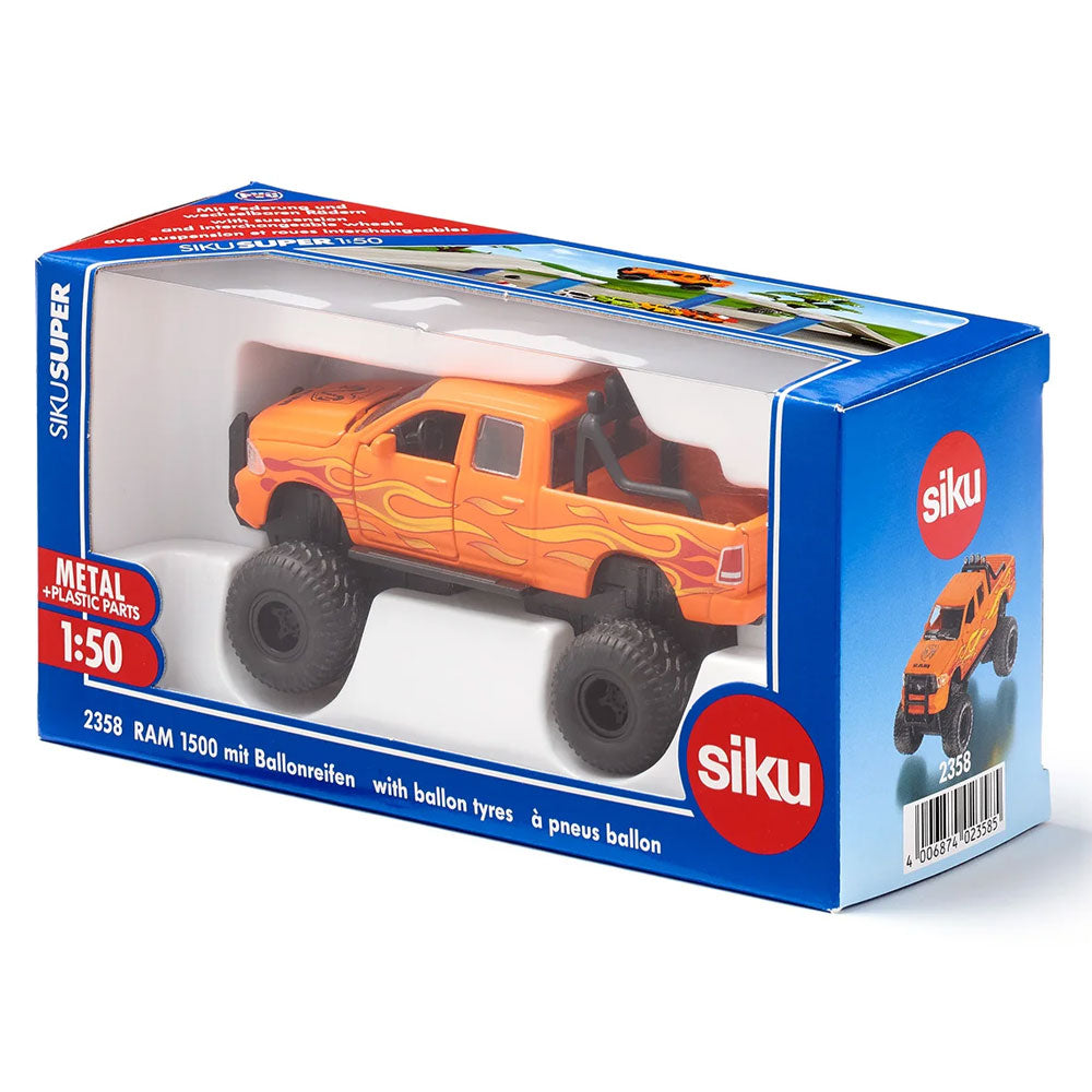 Modellauto RAM 1500 mit Ballonreifen, 1:50