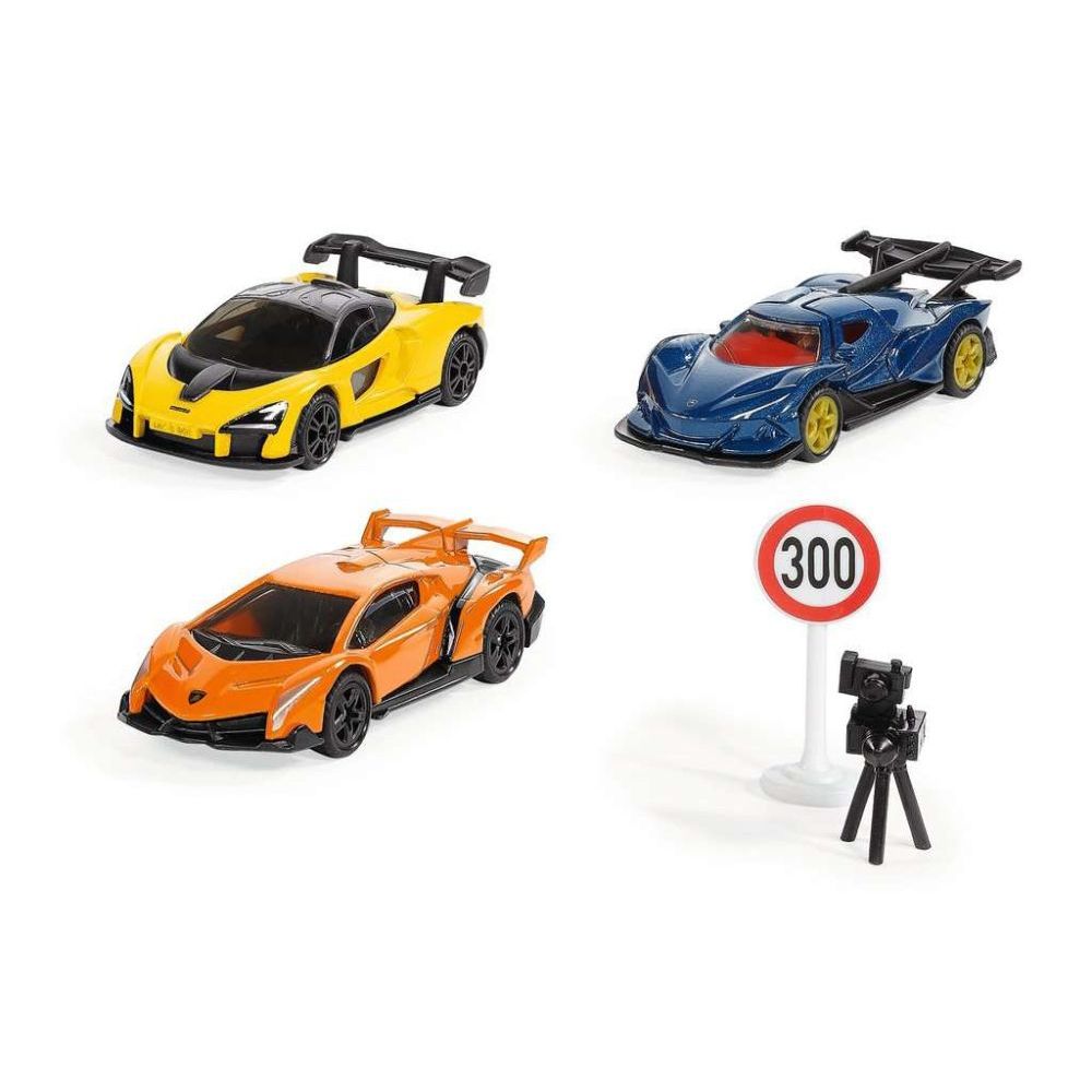 Spielzeugauto Geschenkset Supercars, Lamborghini, McLaren, Apolle I.E.