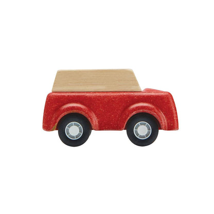 Holzspielzeug Auto PlanWorld SUV, rot