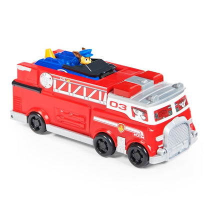 Spielzeugauto True Metal Team Fire Truck mit Chase im Polizeiwagen