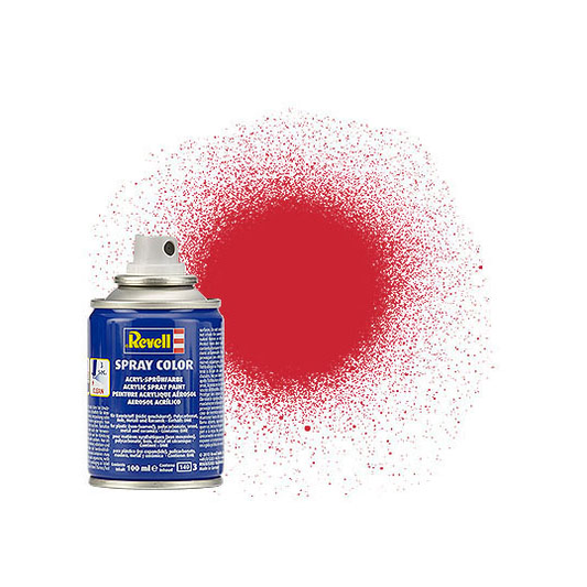 Spray Color, feuerrot seidenmatt