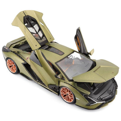 Modellauto Lamborghini Sian FKP 37, grün, 1:18