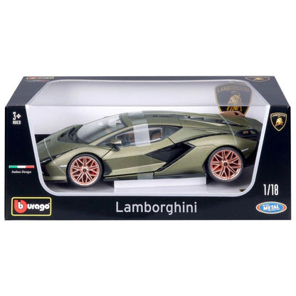 Modellauto Lamborghini Sian FKP 37, grün, 1:18