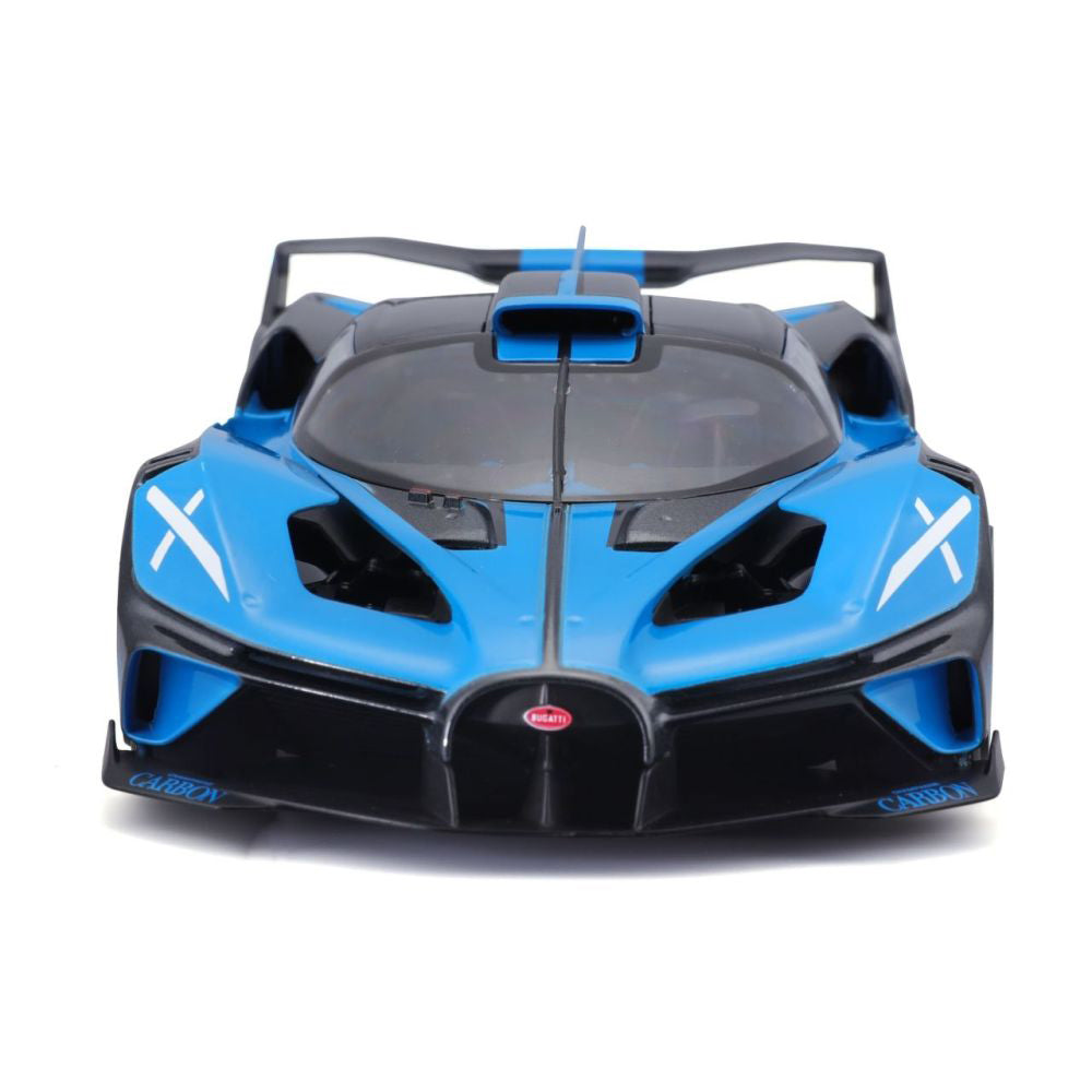 Modellauto Bugatti Bolide, blau/schwarz 1:18