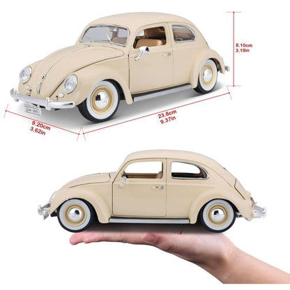 Modellauto Volkswagen Käfer 1955 beige, 1:18