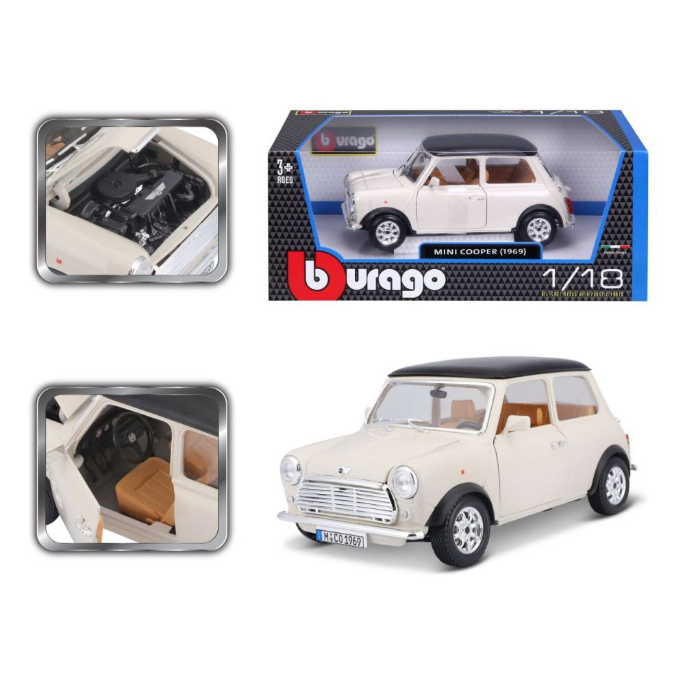 Modellauto Mini Cooper 1969, 1:18