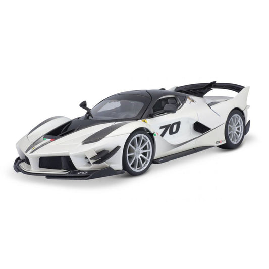 Modellauto Ferrari Race & Play FXX-K EVO, weiss, 1:18