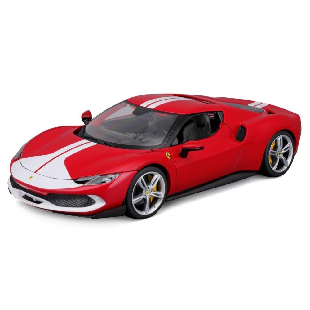 Modellauto Ferrari Race & Play 296 GTB Assetto Fiorano, rot, 1:18