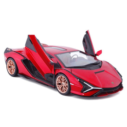 Modellauto Lamborghini Sian FKP 37, rot, 1:24