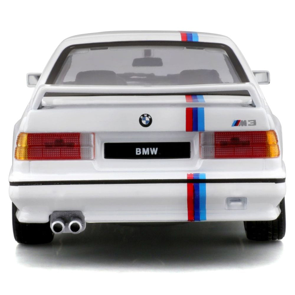 Modellauto BMW M3 (E30) 1988, weiss, 1:24