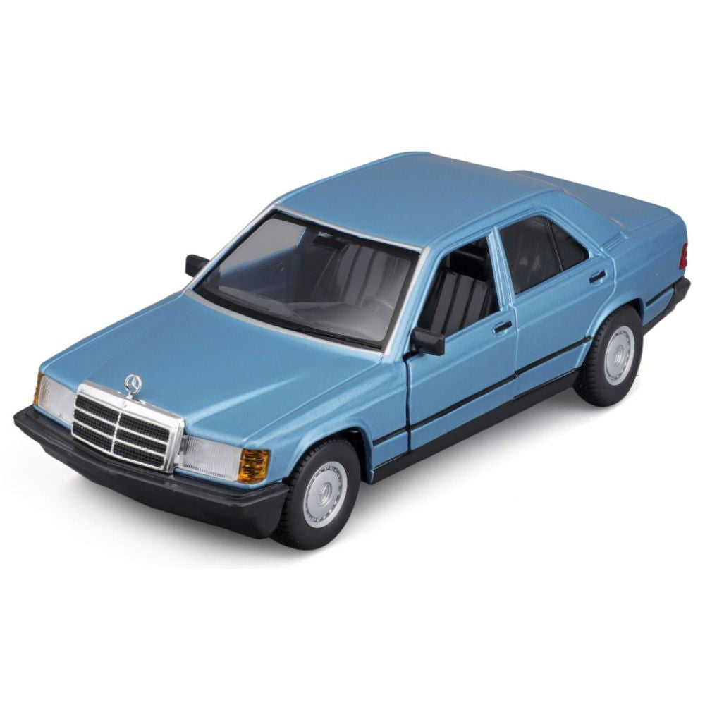 Modellauto Mercedes-Benz 190E 1987, blau, 1:24