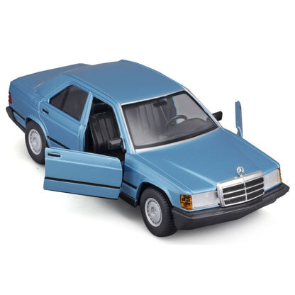 Modellauto Mercedes-Benz 190E 1987, blau, 1:24