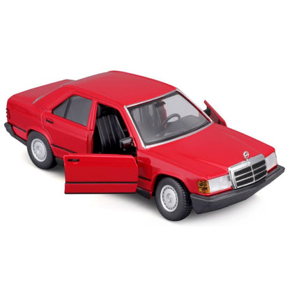 Modellauto Mercedes-Benz 190E 1987, rot, 1:24