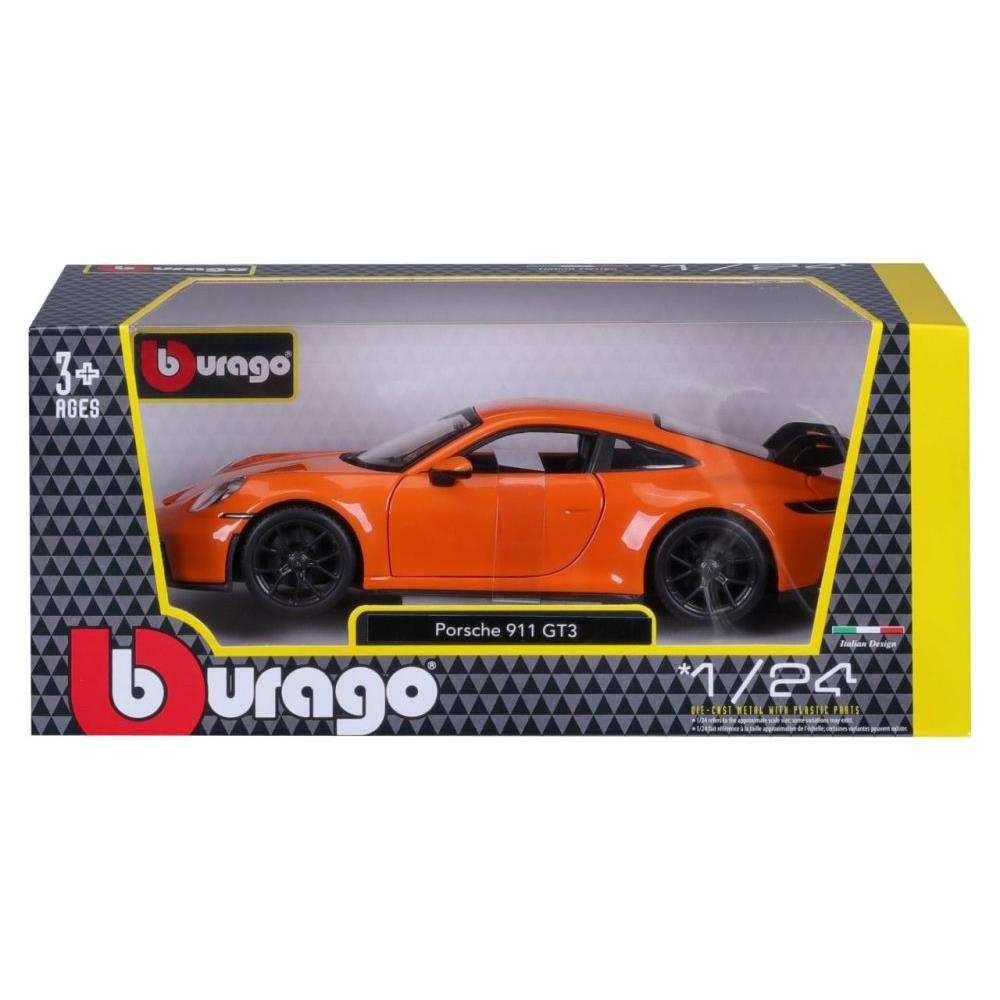 Modellauto Porsche 911 GT3, orange, 1:24