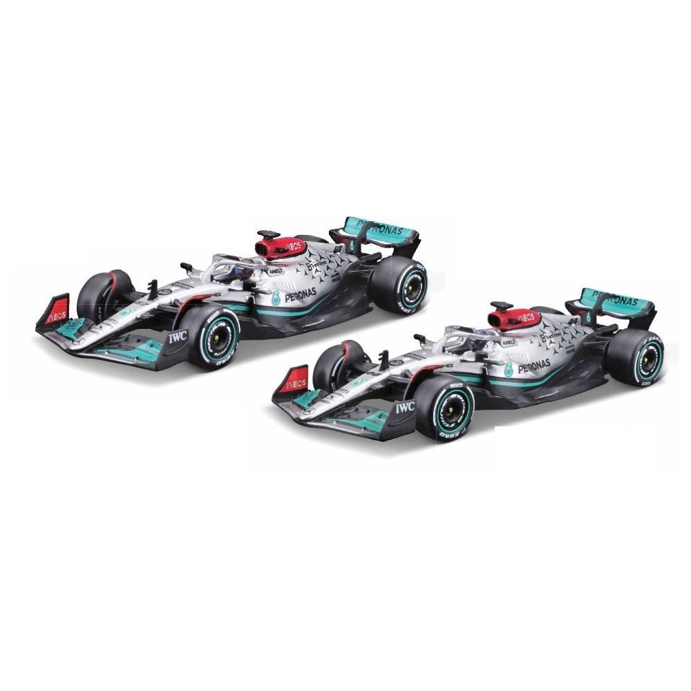 Modellauto F1 mit Helm, 1:43, assortiert