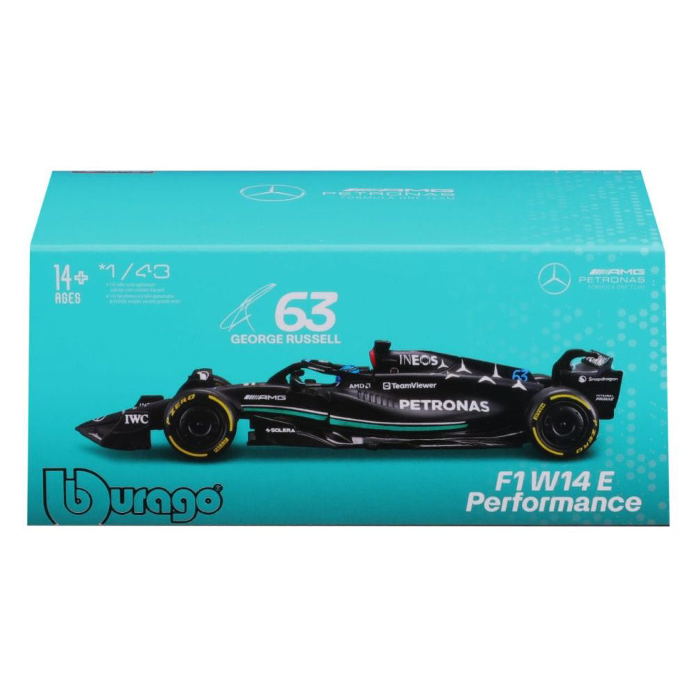 Modellauto Mercedes-AMG F1 W14 E Performance George Russell 2023, 1:43