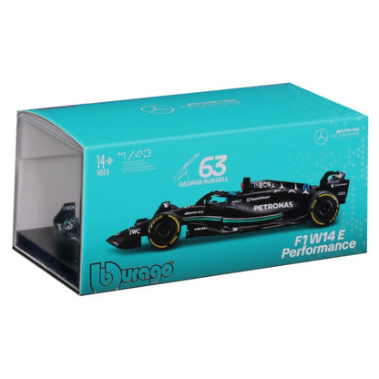 Modellauto Mercedes-AMG F1 W14 E Performance George Russell 2023, 1:43