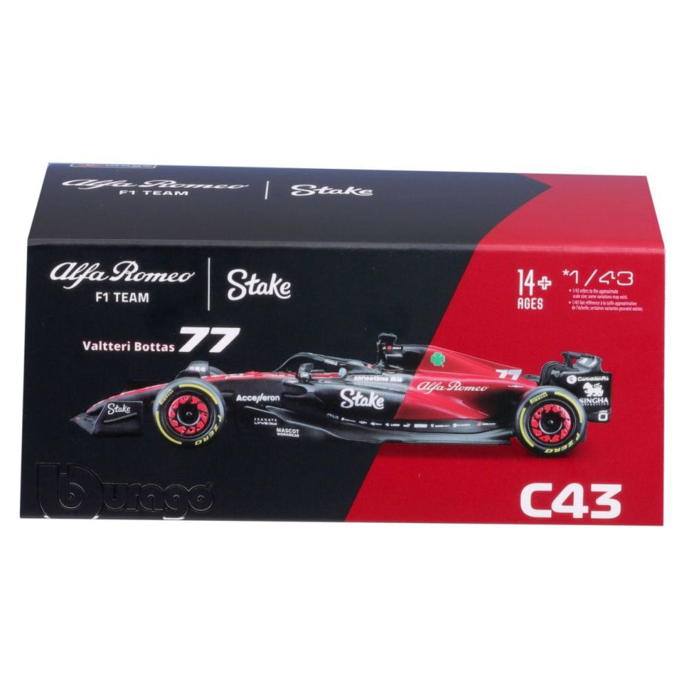 Modellauto Alfa Romeo F1 Team Stake C43 Bottas 2023, 1:43