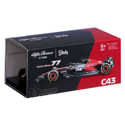 Modellauto Alfa Romeo F1 Team Stake C43 Bottas 2023, 1:43