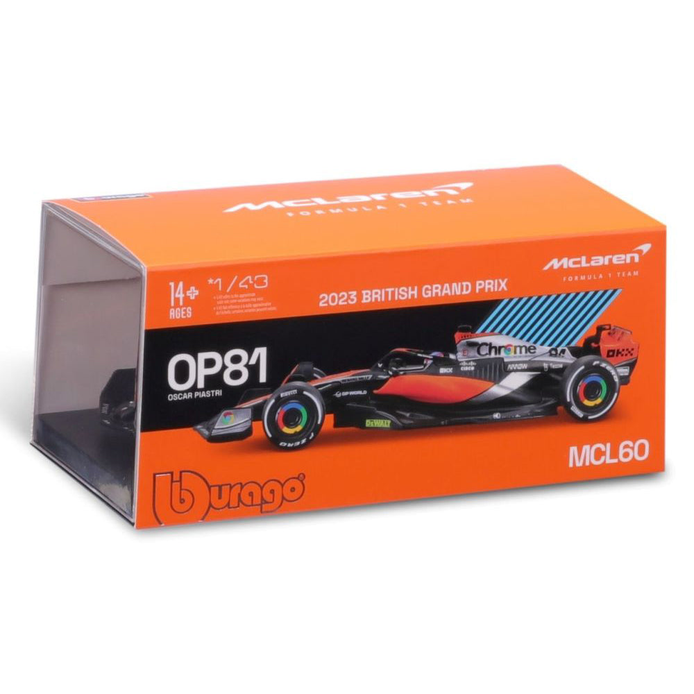 Modellauto McLaren F1 Team MCL60 Oscar Piastri 2023 2, 1:43