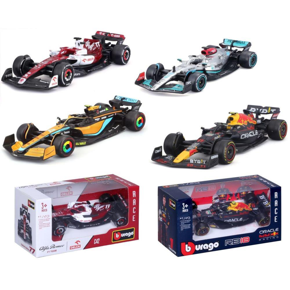 Modellauto F1 ohne Helm, 1:43, assortiert