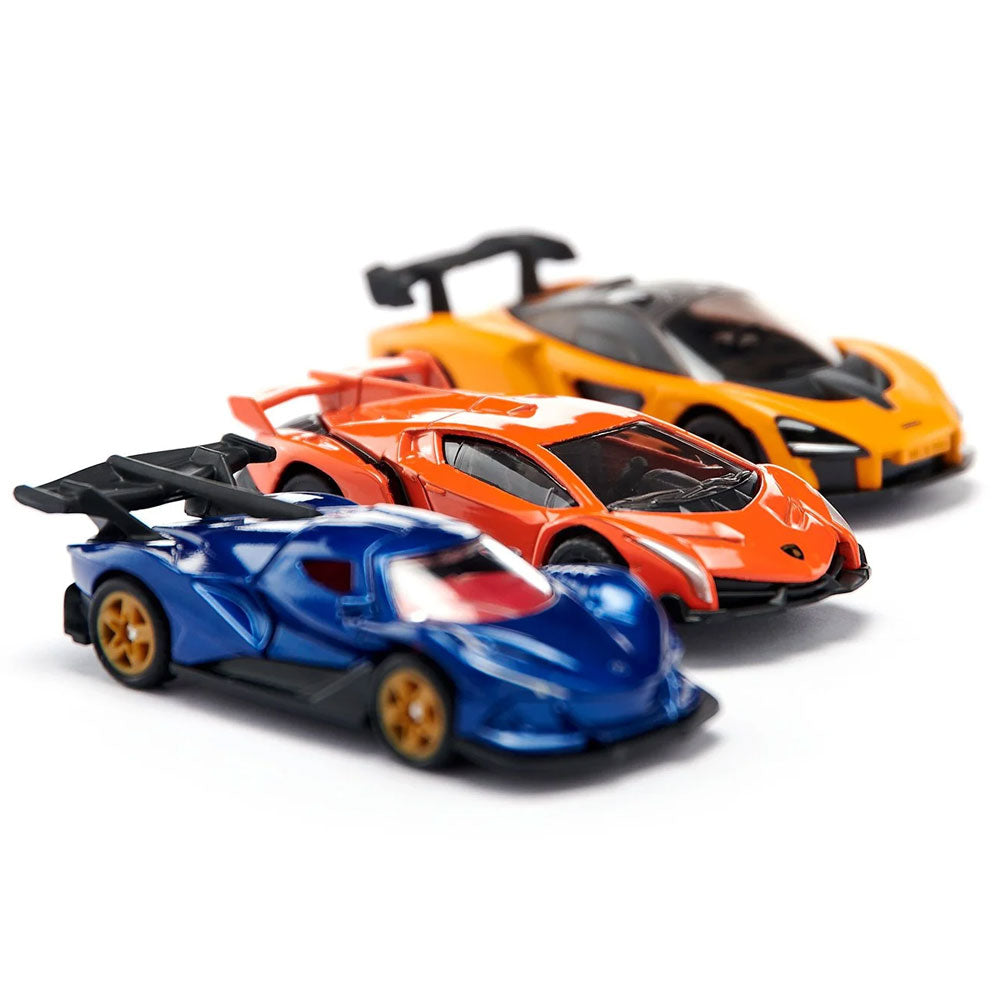 Spielzeugauto Geschenkset Supercars, Lamborghini, McLaren, Apolle I.E.