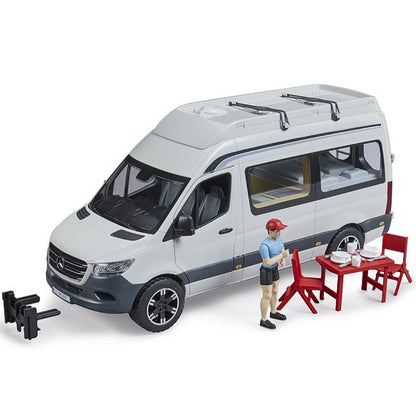 Bruder Mercedes Benz Sprinter Camper mit Fahrer