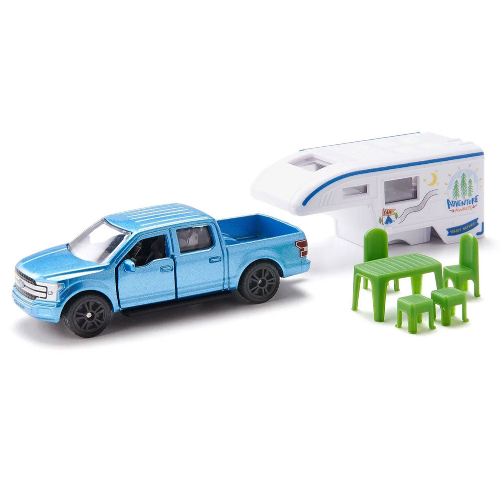 Spielzeugauto Ford F150 Pick-Up Camper