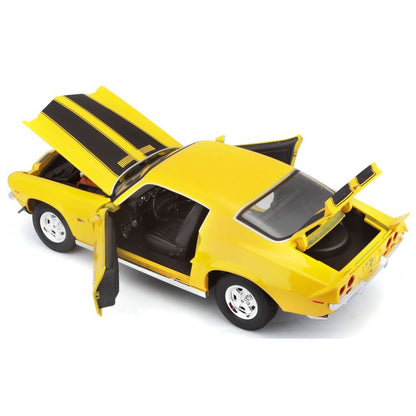 Modellauto Chevrolet Camaro 1971, gelb, 1:18