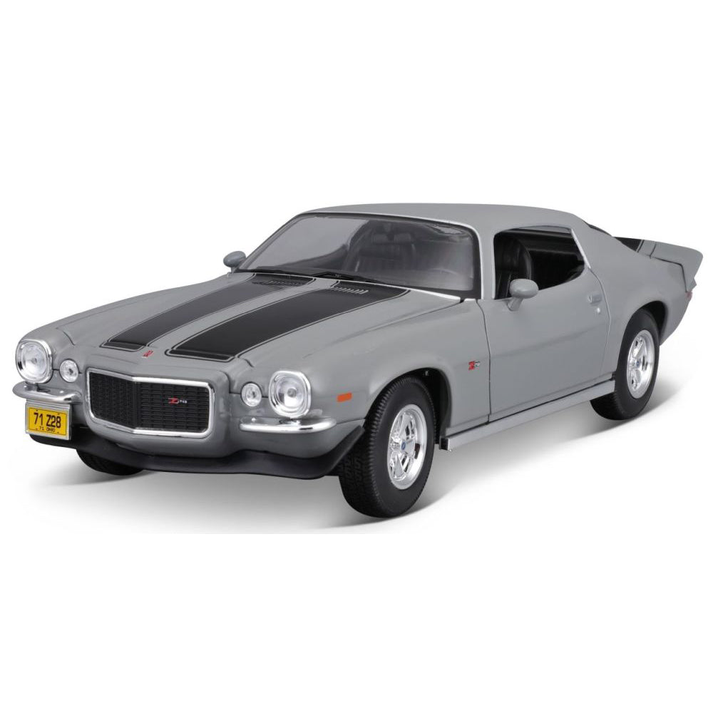 Modellauto Chevrolet Camaro 1971, grau, 1:18