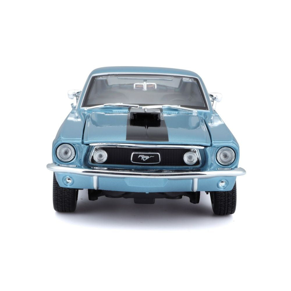 Modellauto Ford Mustang GT Cobra 1968, blau, 1:18