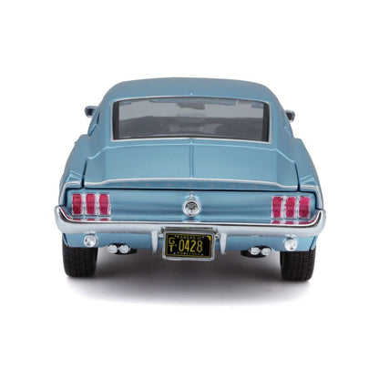 Modellauto Ford Mustang GT Cobra 1968, blau, 1:18